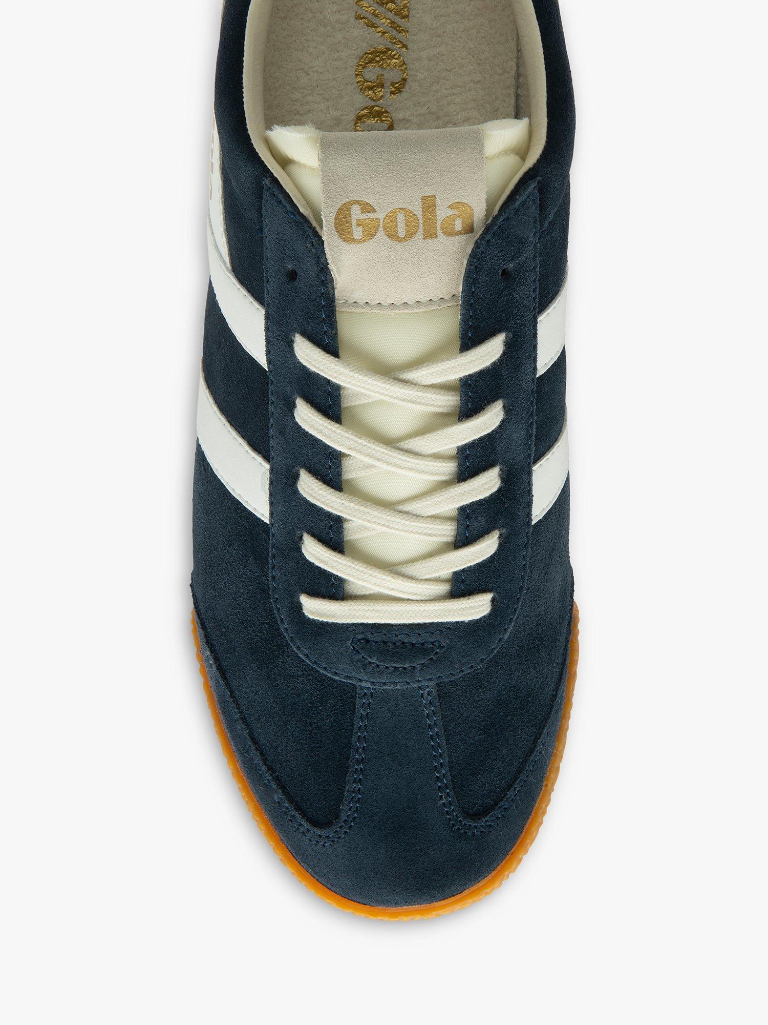 Product image 5 of 5, which shows Gola Classic Elan Trainers, Navy/White, 7