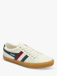 Gola Classics Varsity Lace Up Trainers, White/Moonlight/Red/Gum