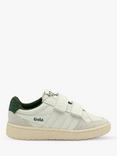 Gola Kids' Classics Eagle Strap Trainers, Off White/Evergreen