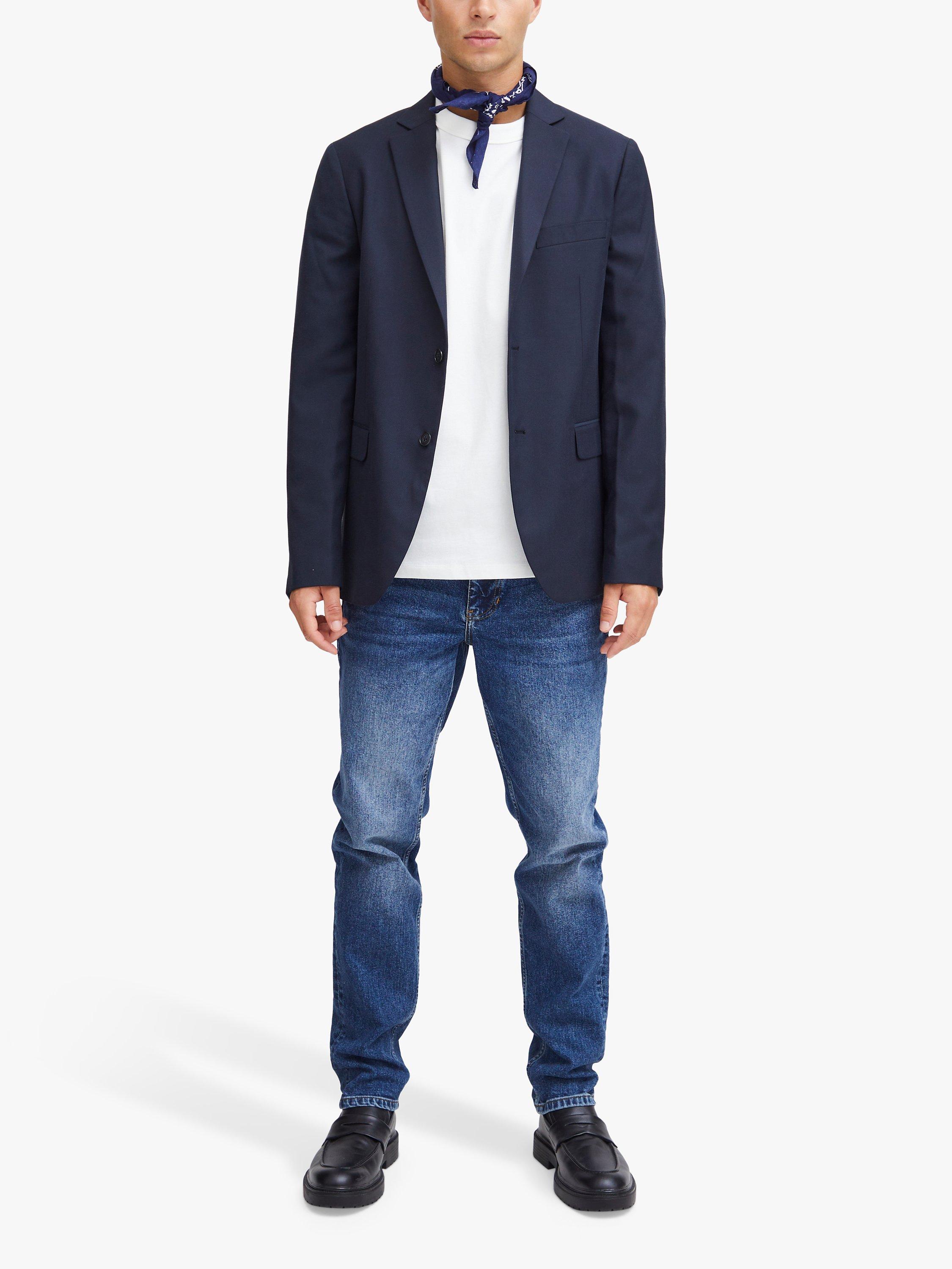 Product image 3 of 5, which shows Casual Friday Bille Tailored Single Breasted Blazer, Dark Navy, 56