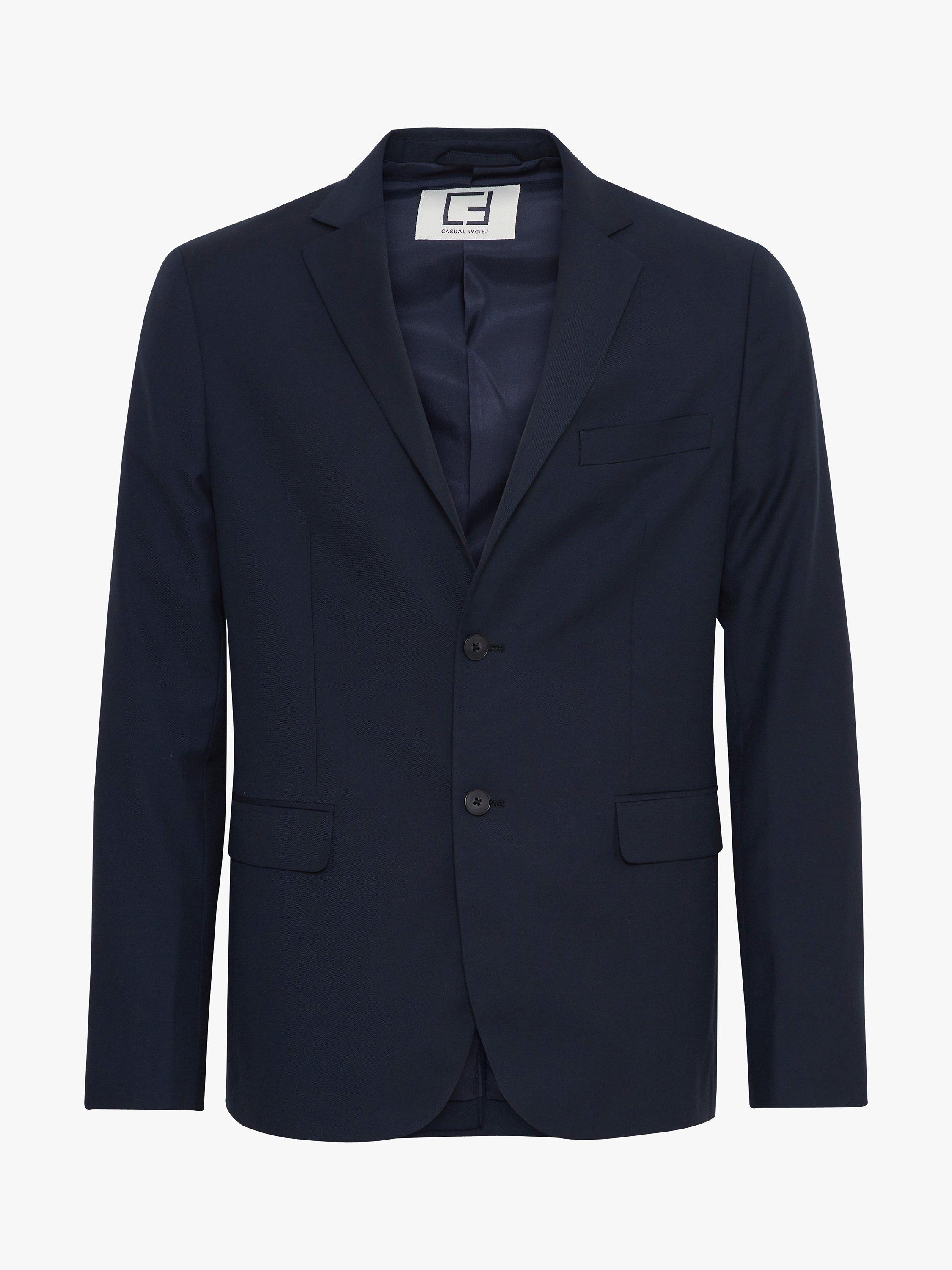 Product image 4 of 5, which shows Casual Friday Bille Tailored Single Breasted Blazer, Dark Navy, 56