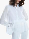 James Lakeland Sheer Ruffle Shirt