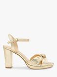 Paradox London Lani Metallic Platform Sandals, Gold