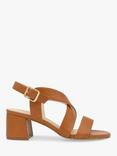 Paradox London Idelle Block Heel Strappy Sandals, Tan