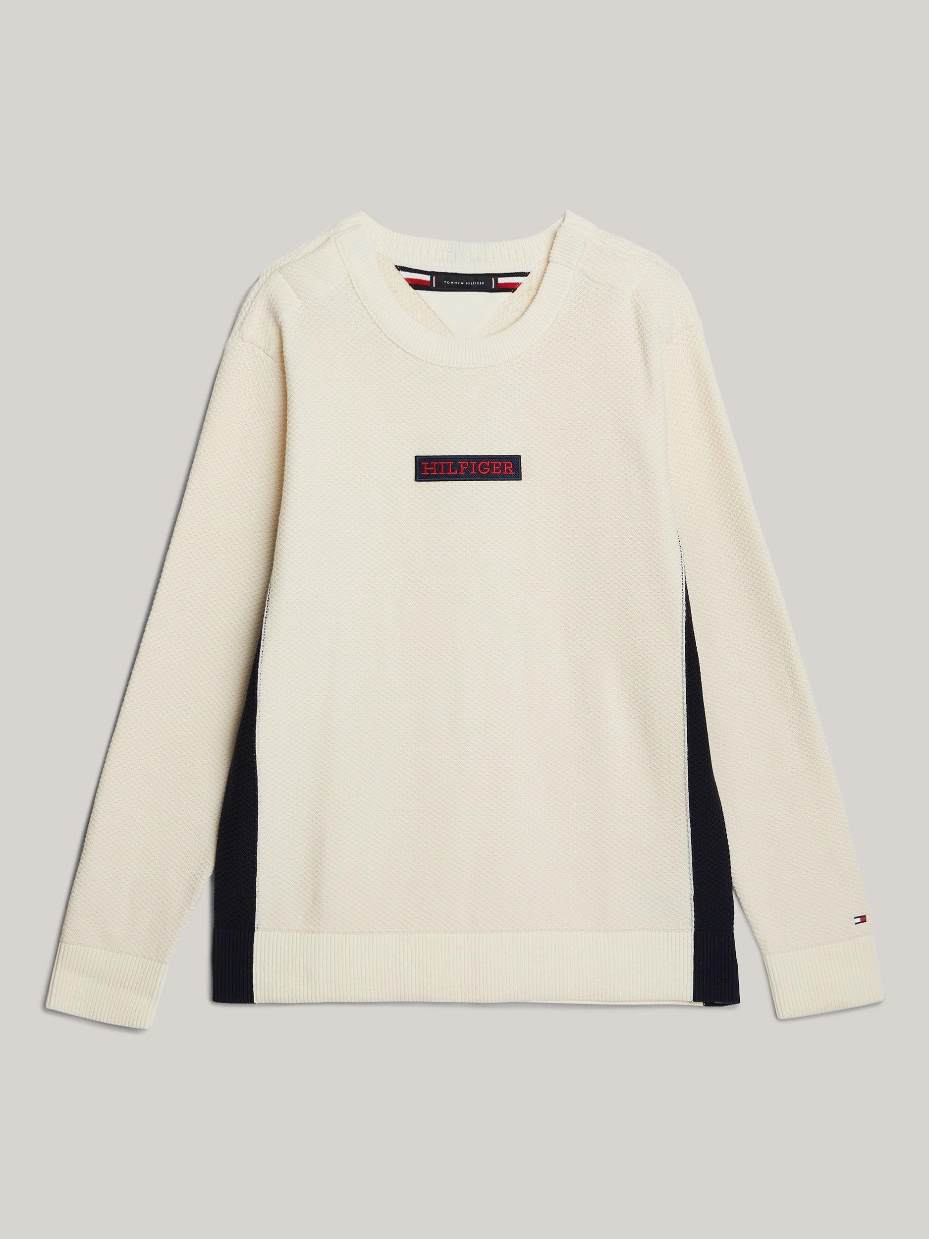 Tommy Hilfiger Adaptive Monotype Logo Jumper, Calico/Desert Sky