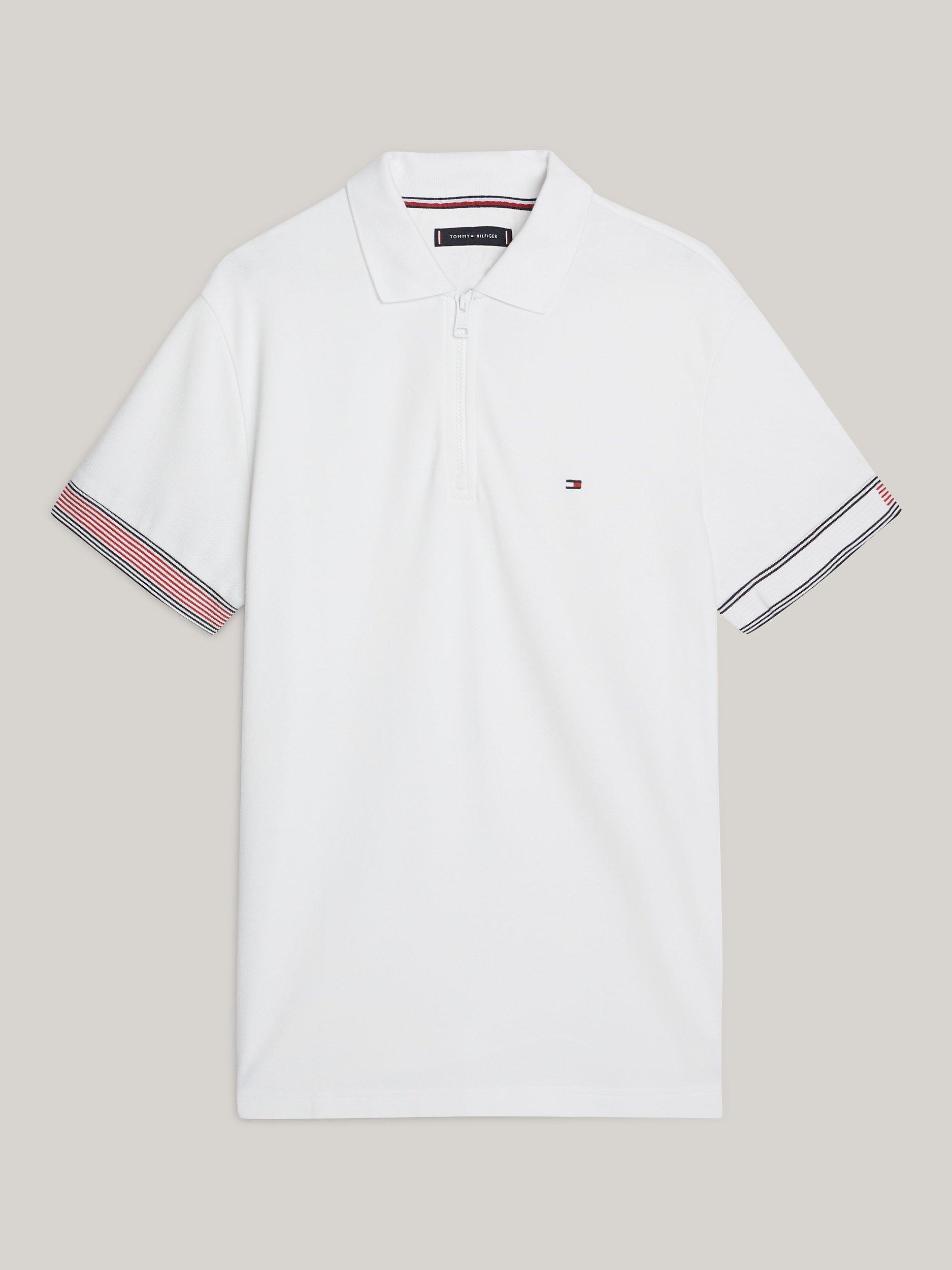 Tommy Hilfiger Adaptive Slim Fit Polo Top, White