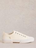 White Stuff Pippa Canvas Lace Up Trainers