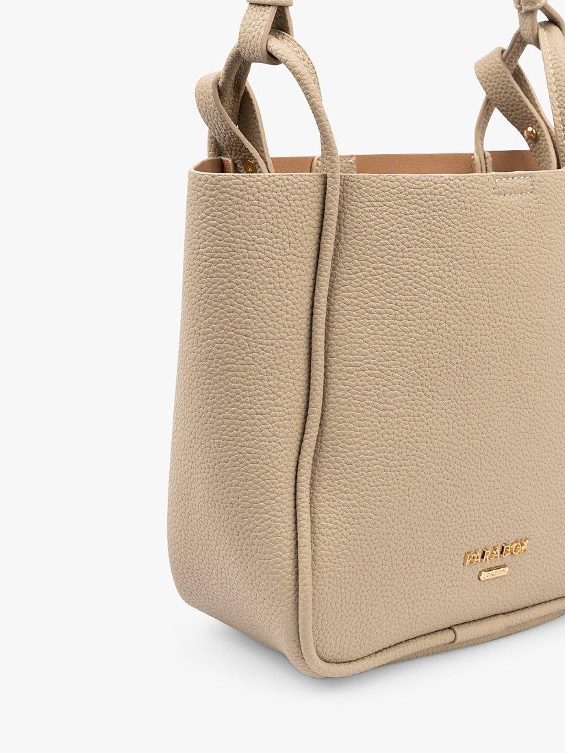 Product image 2 of 3, which shows Paradox London Odel Faux Leather Shoulder Bag, Taupe, One Size