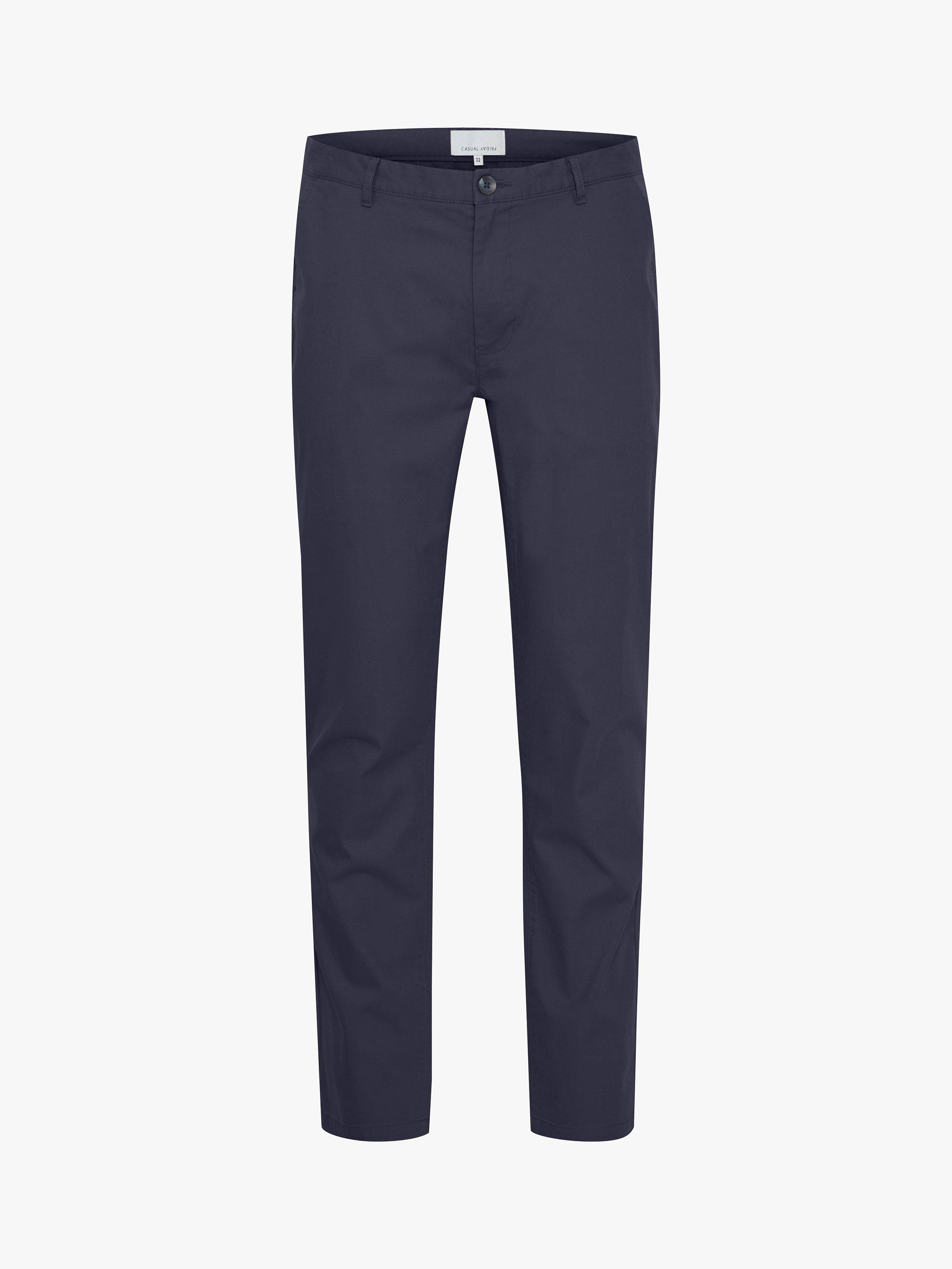 Product image 5 of 6, which shows Casual Friday Viggo Slim Fit Chinos, Dark Navy, 36R