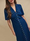 Nobody's Child Daisy Midi Denim Dress, Indigo Wash