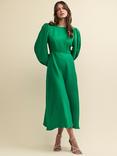 Nobody's Child Zora Long Sleeve Midi Dress, Green