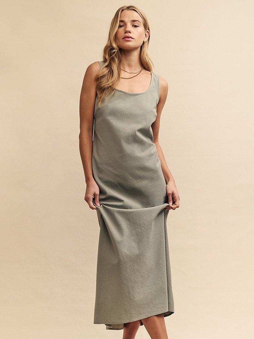 Nobody's Child Monika Midi Slip Dress, Green