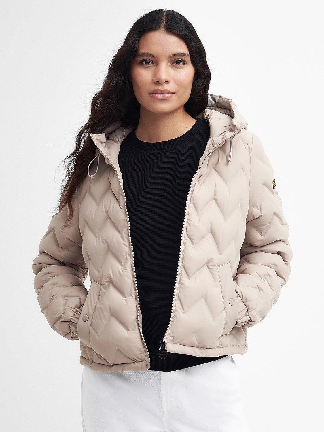 Barbour International Smith Quilted Jacket, Oat