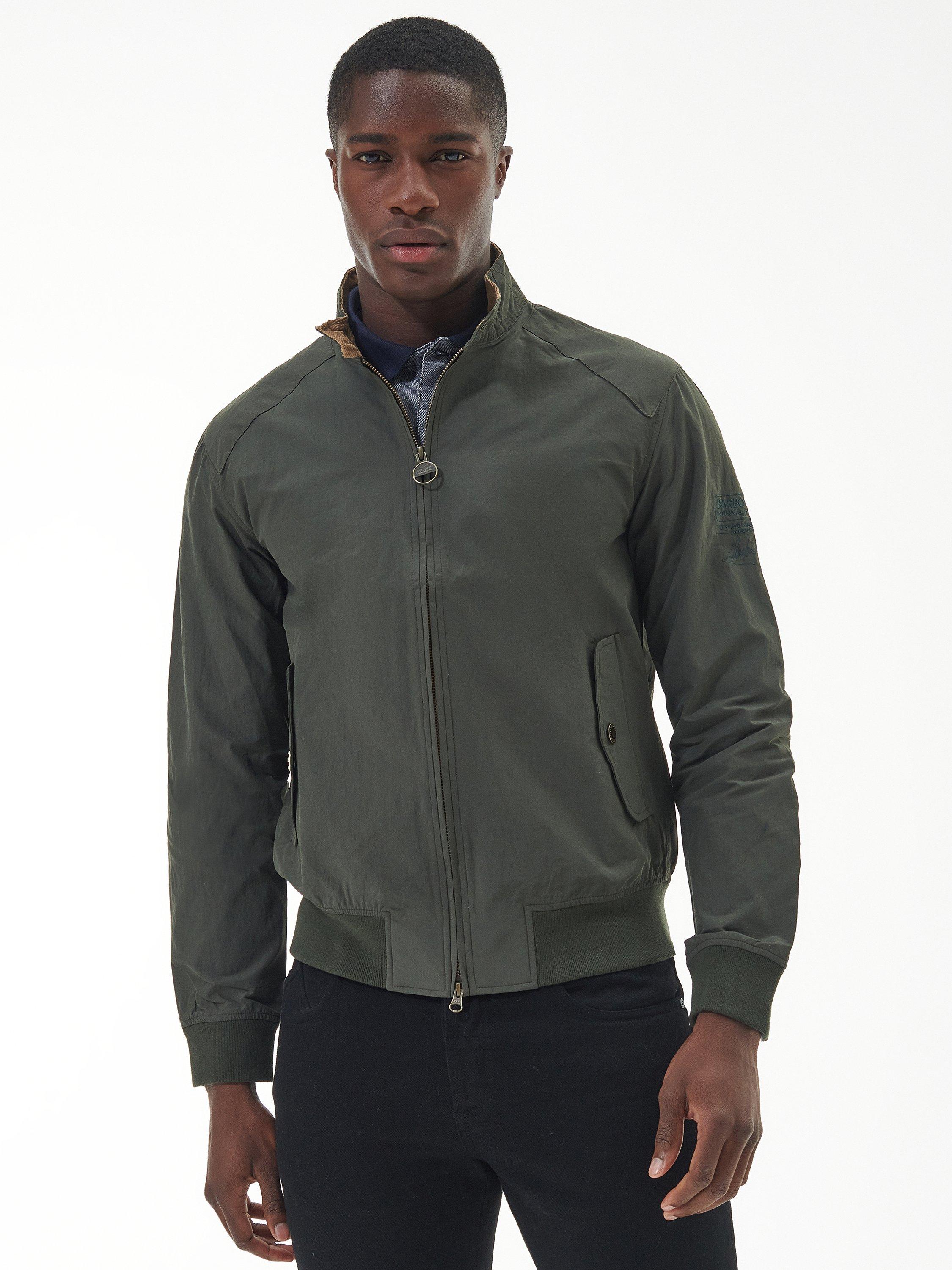 Barbour International Rectifier Harrington Casual Jacket, Sage
