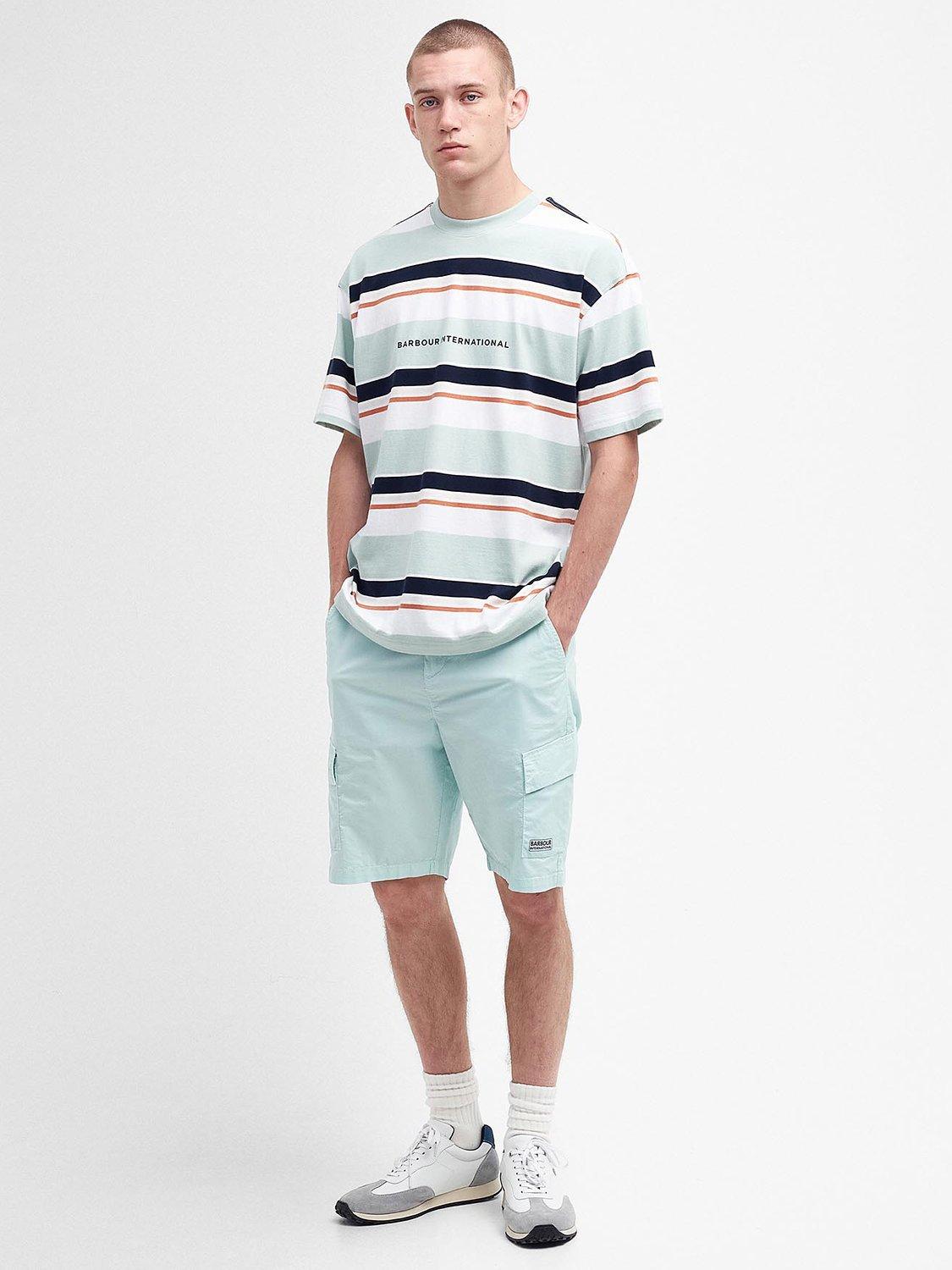 Barbour International Parson Shorts, Green Fig
