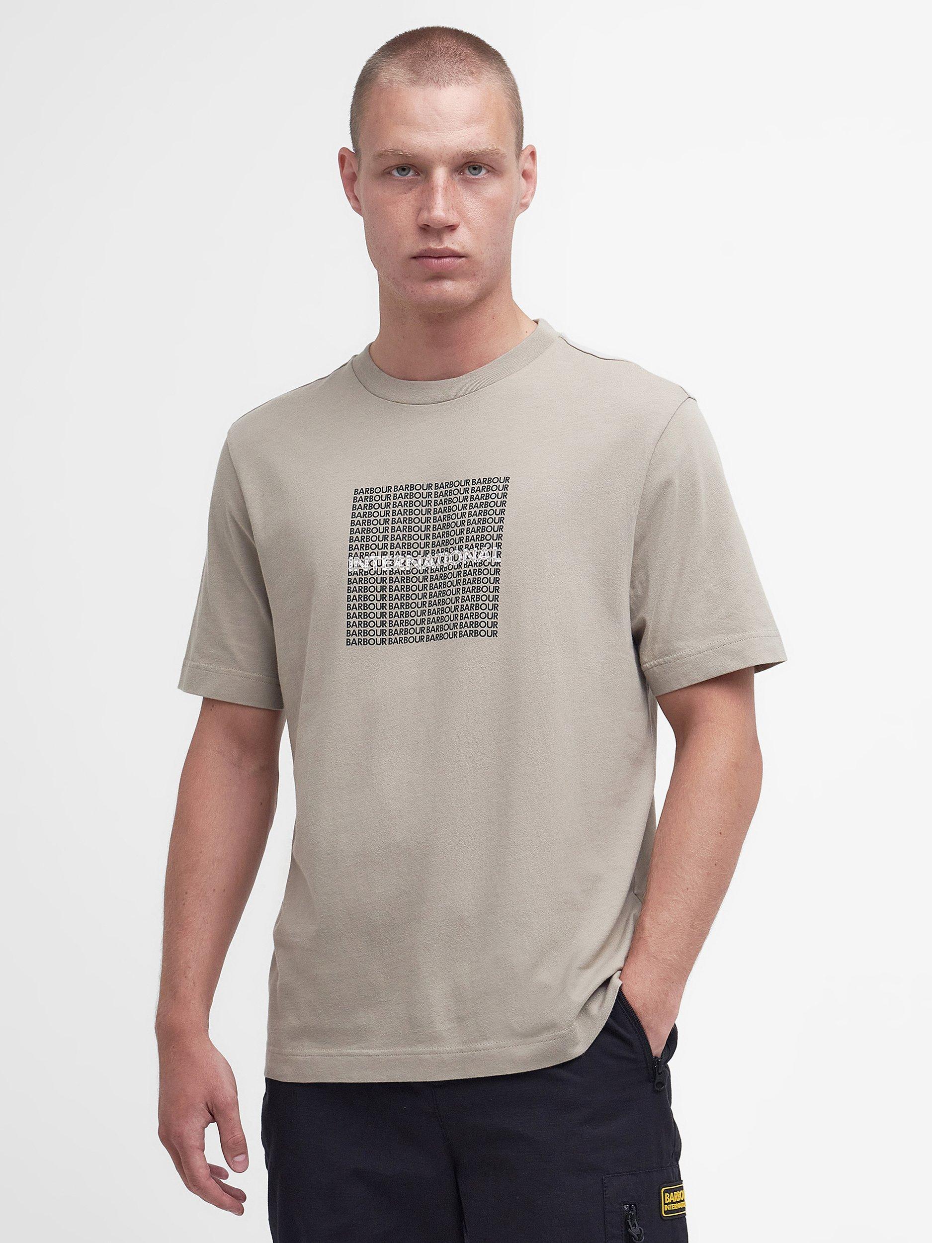 Barbour International Echo T-Shirt, Grey/Multi