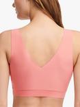 Chantelle Soft Stretch V-Neck Padded Crop Bra, Candlelight Peach