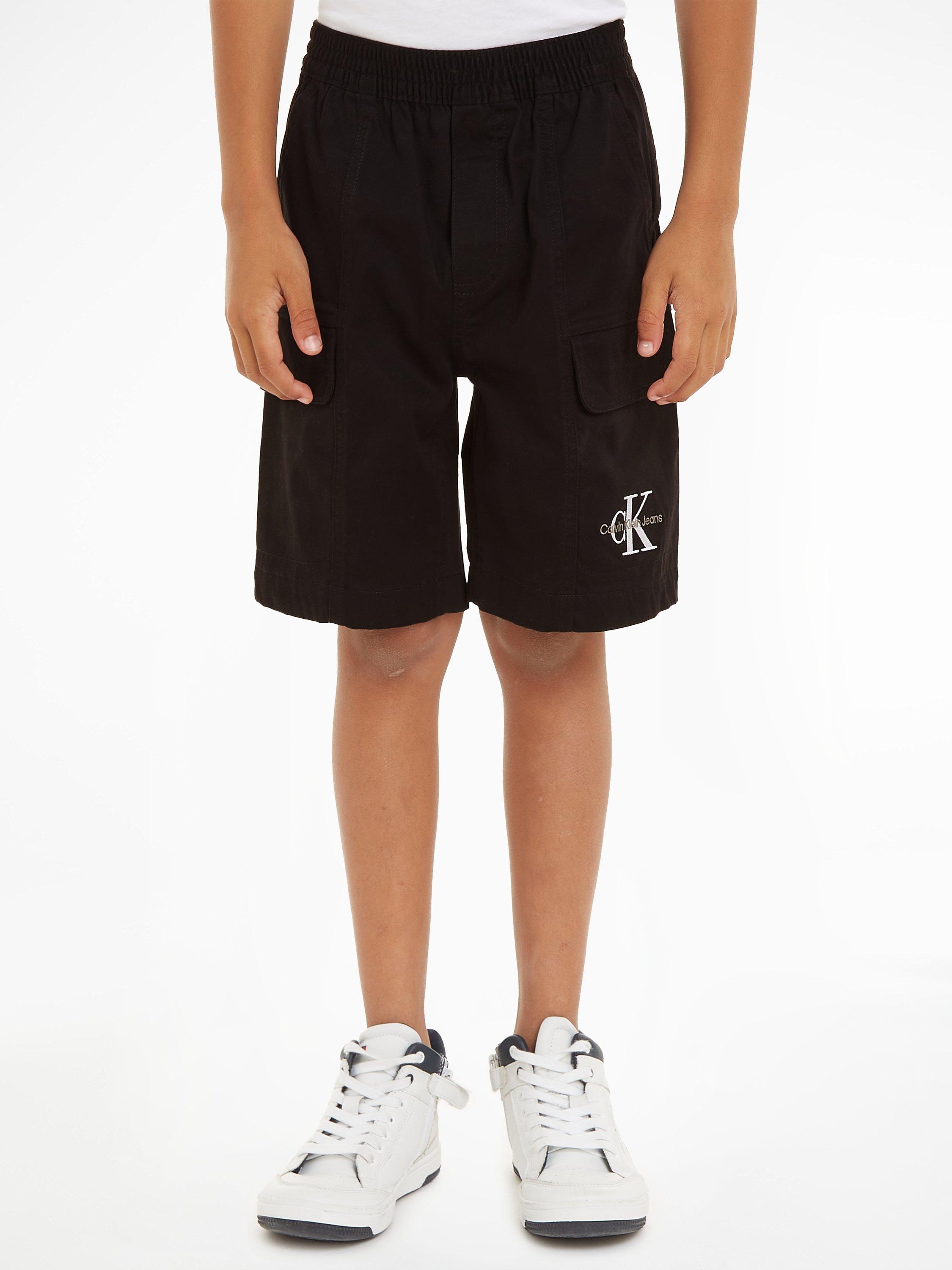 Calvin Klein Kids' Cargo Shorts, Ck Black