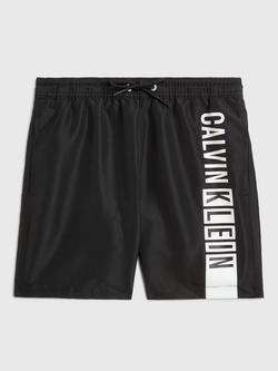 Calvin Klein Kids' Logo Swim Shorts, Pvh Black, Pvh Black