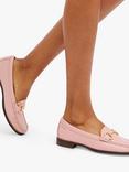 Carvela Click Leather Slip On Loafers, Pink