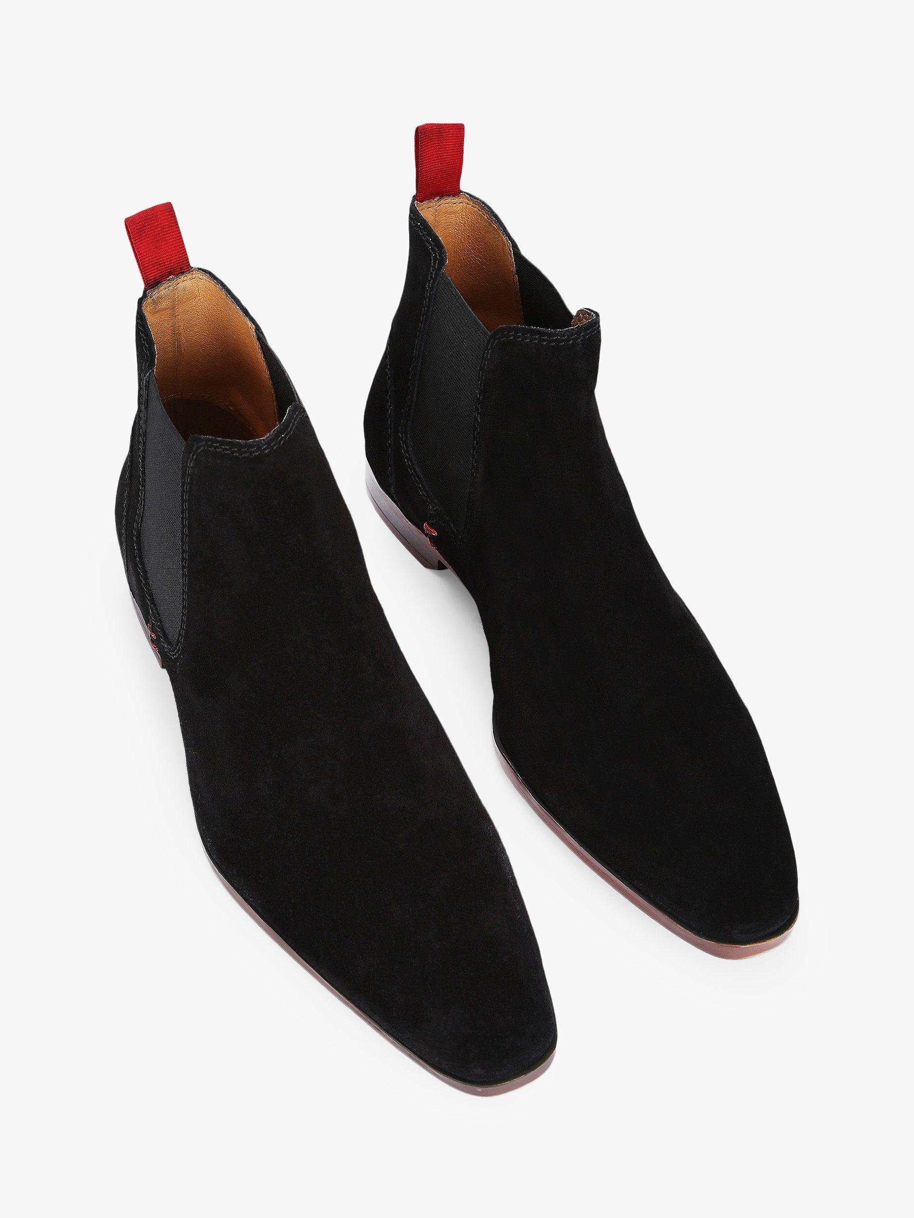 Product image 3 of 5, which shows KG Kurt Geiger Pax Suede Ankle Boots, Black, 6