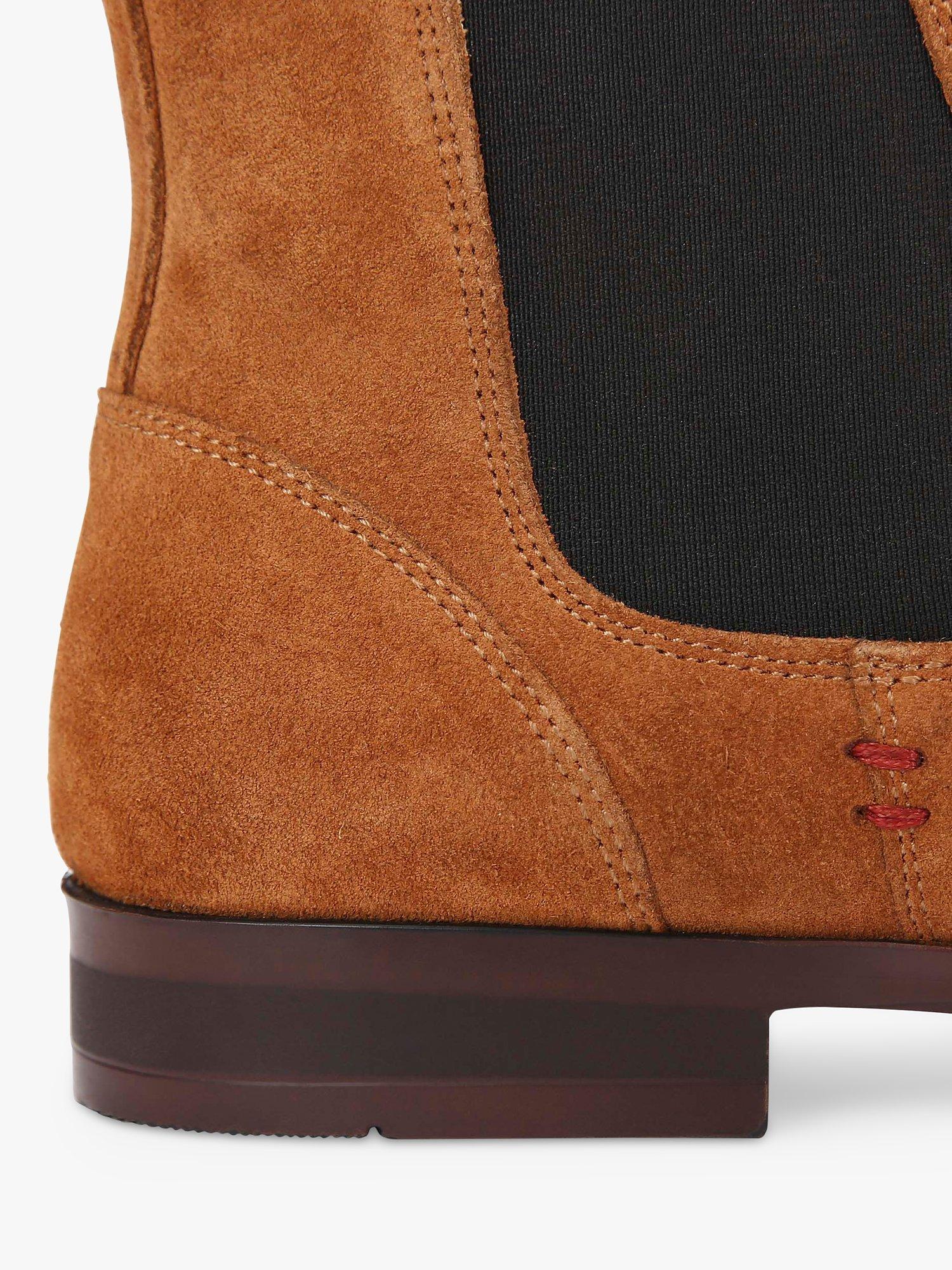 KG Kurt Geiger Pax Suede Ankle Boots, Brown Tan, 6