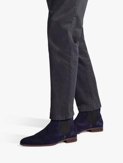 KG Kurt Geiger Pax Suede Ankle Boots - view 2, Blue Navy