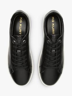KG Kurt Geiger Fire Leather Trainers - view 2, Black