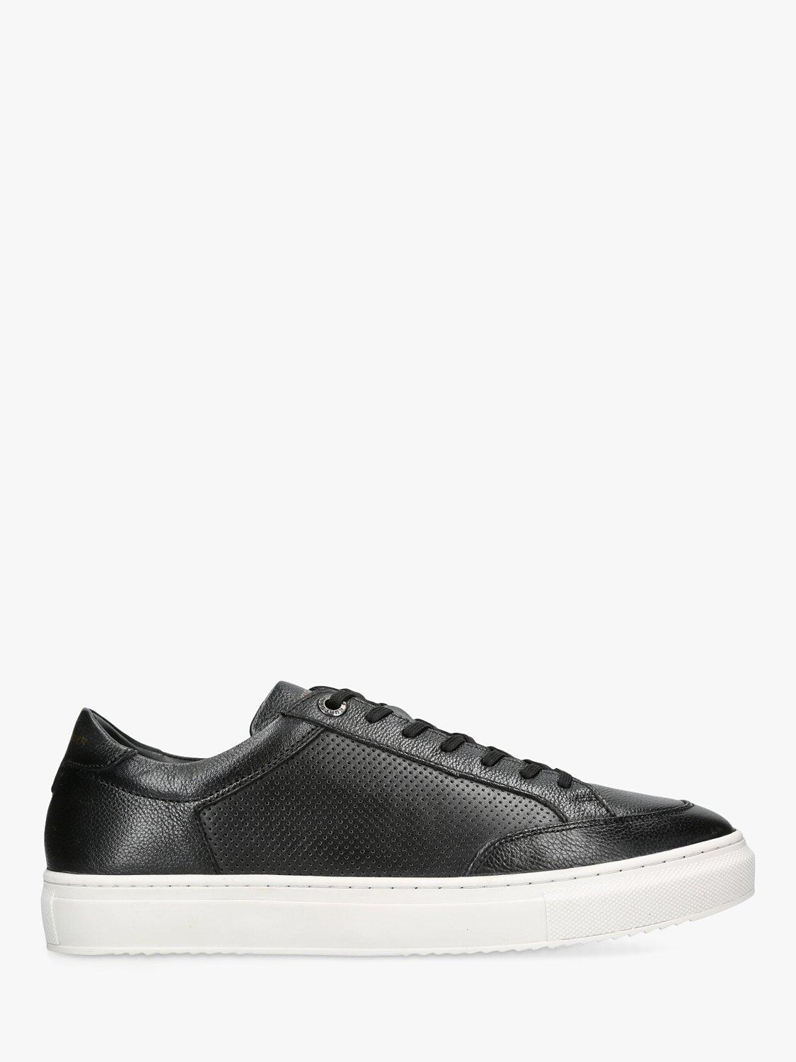 Product image 1 of 4, which shows KG Kurt Geiger Hype Leather Trainers, Black, 6