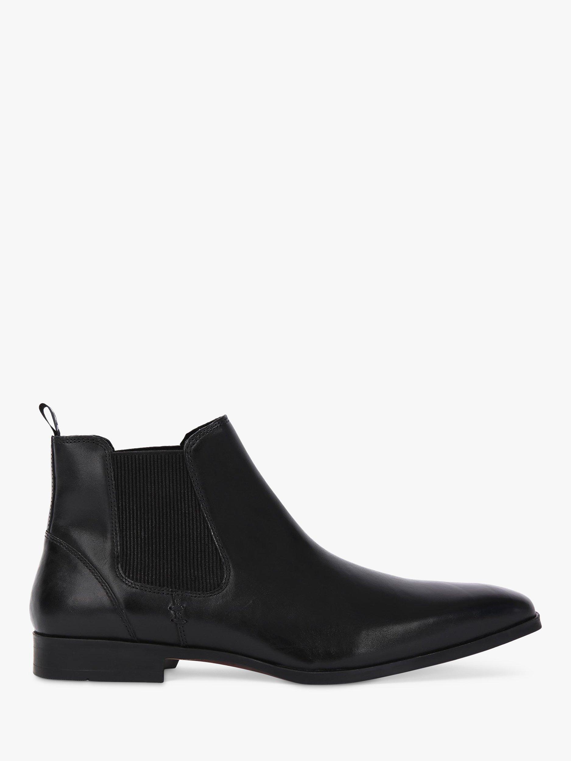 Product image 1 of 5, which shows KG Kurt Geiger Pax Leather Ankle Boots, Black, 6