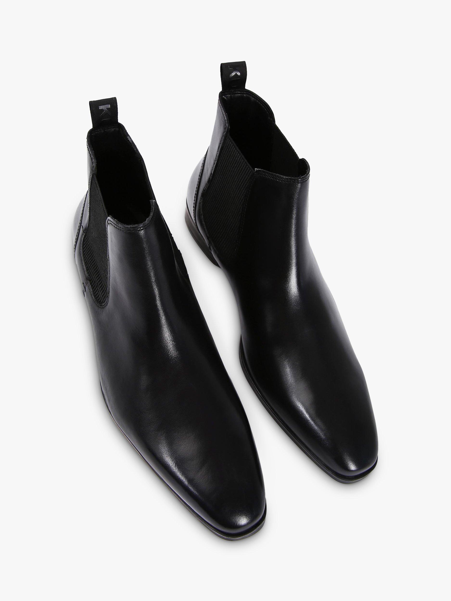 Product image 3 of 5, which shows KG Kurt Geiger Pax Leather Ankle Boots, Black, 6