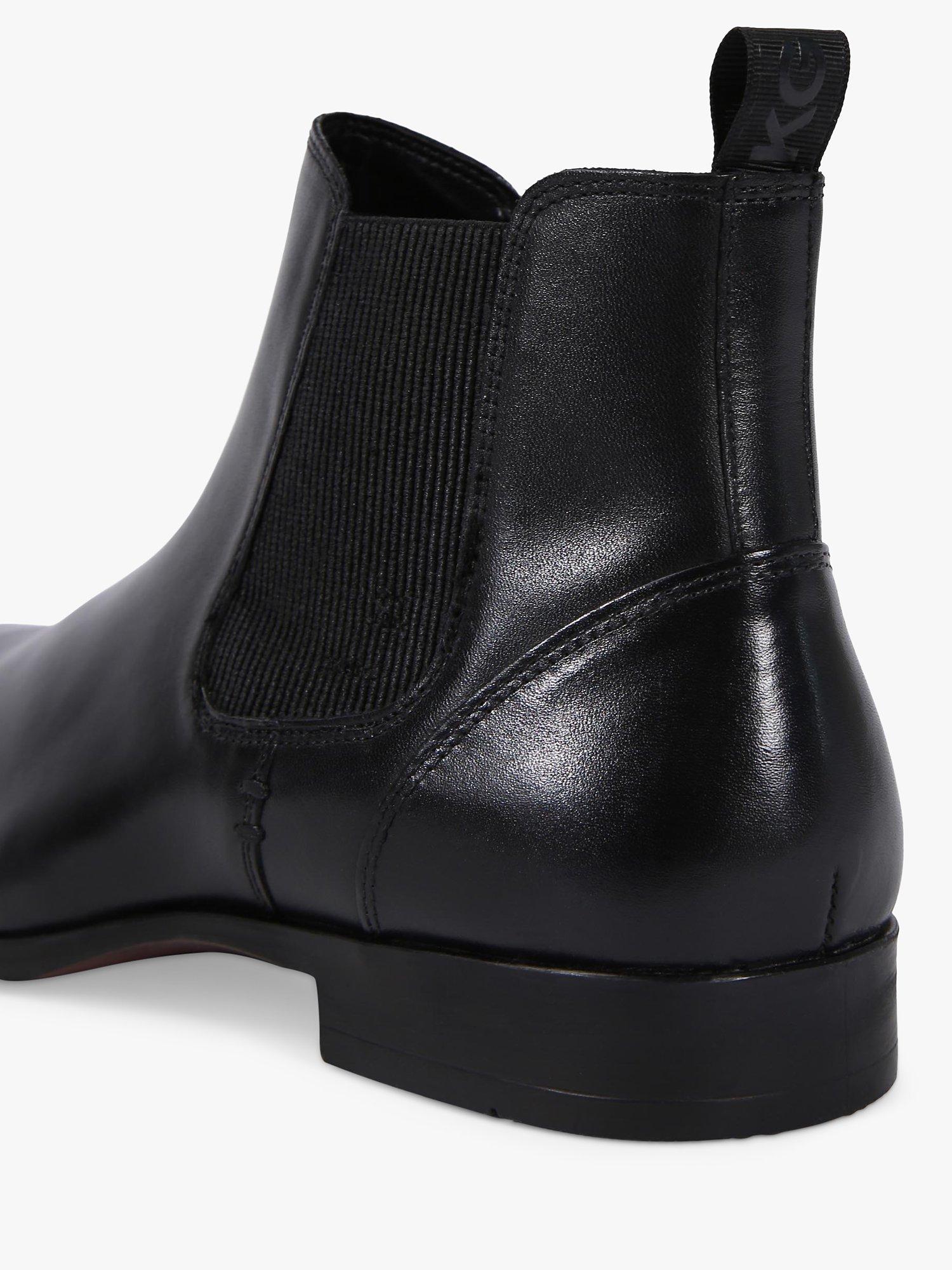 Product image 4 of 5, which shows KG Kurt Geiger Pax Leather Ankle Boots, Black, 6