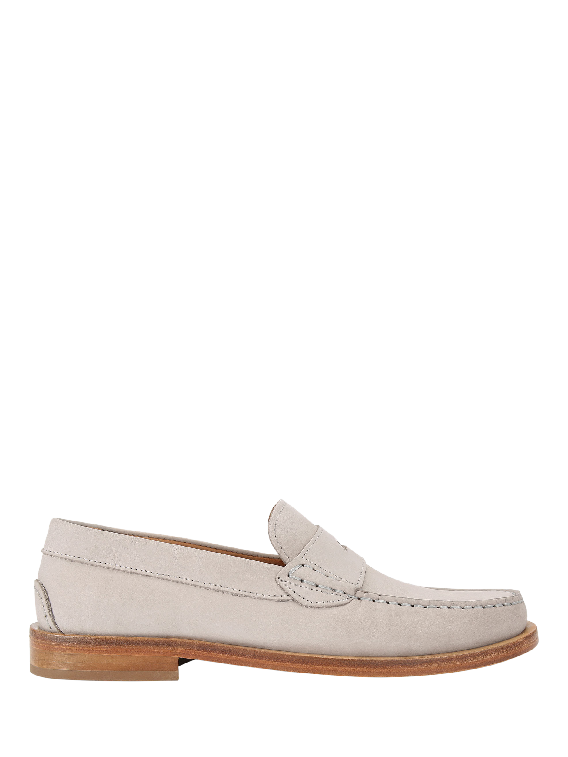 Kurt Geiger London Luis Nubuck Slip On Loafers, Light Grey