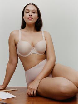 Chantelle Norah Soft Feel Sweetheart T-Shirt Bra - view 2, Golden Beige