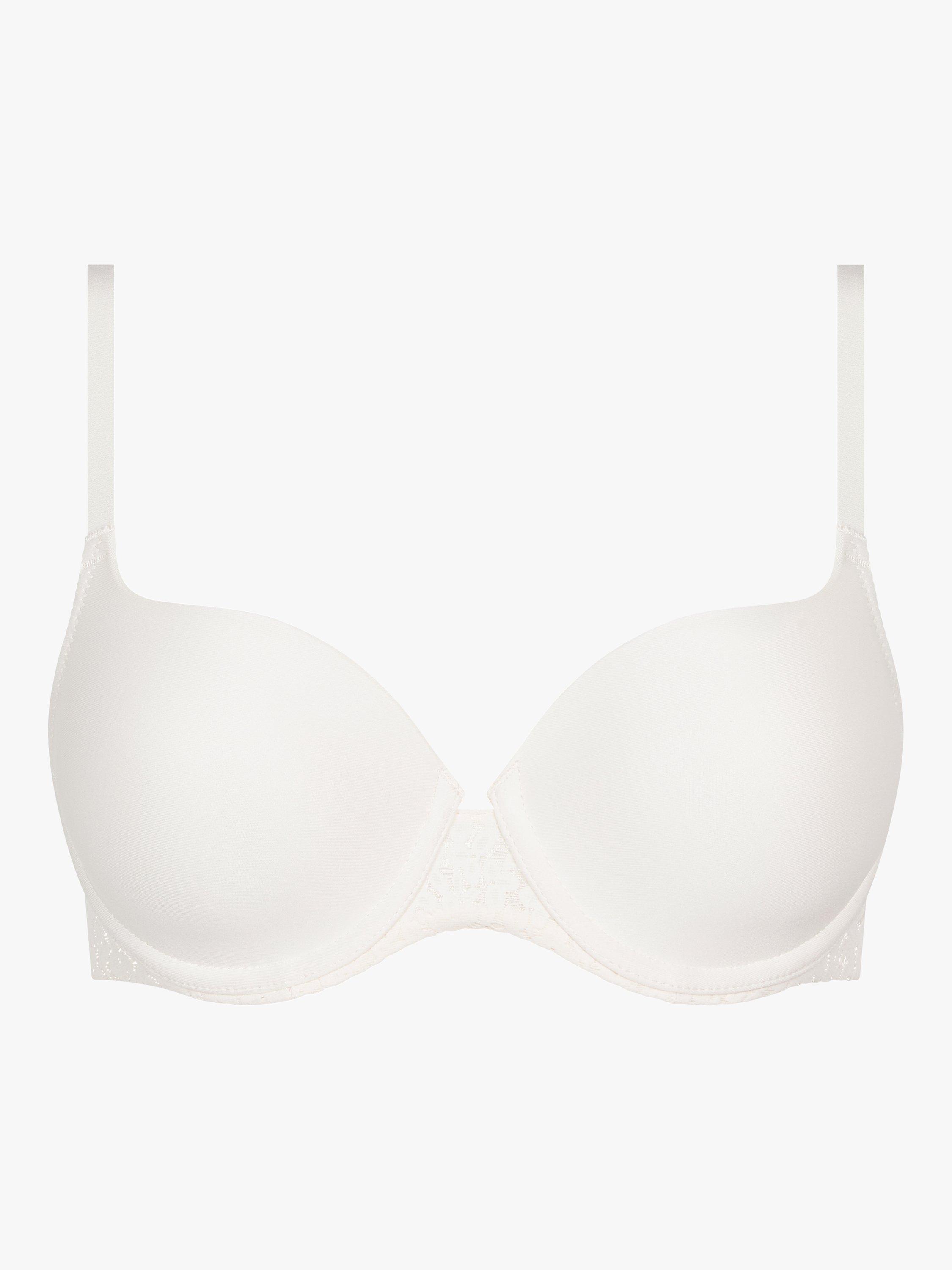 Product image 4 of 5, which shows Chantelle Norah Soft Feel Sweetheart T-Shirt Bra, Pearl, 30DD