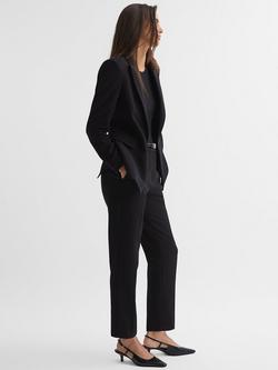 Reiss Petite Gabi Slim Fit Suit Trousers, Black