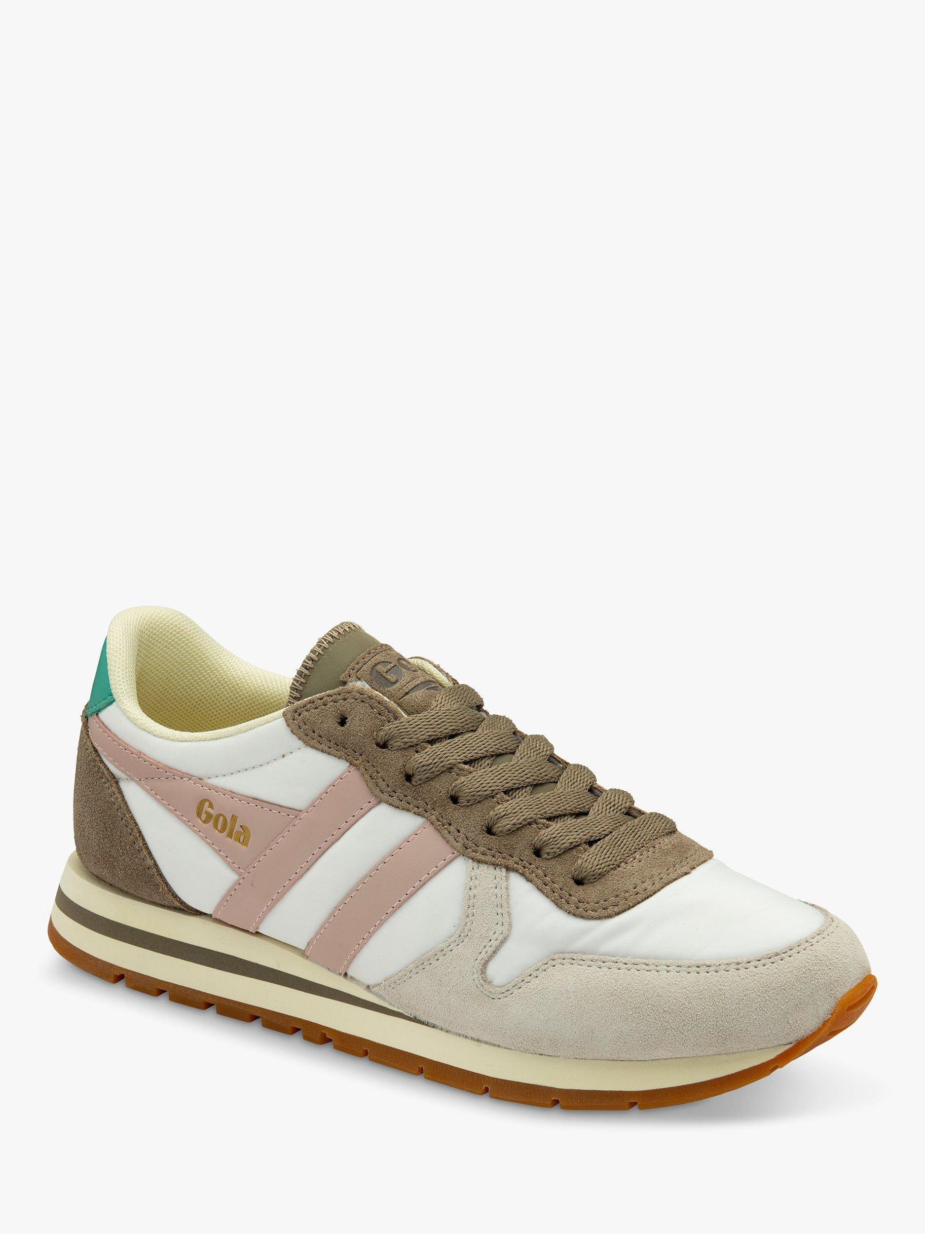 Gola Daytona Blaze Trainers, White/Rhino/Pink, 6