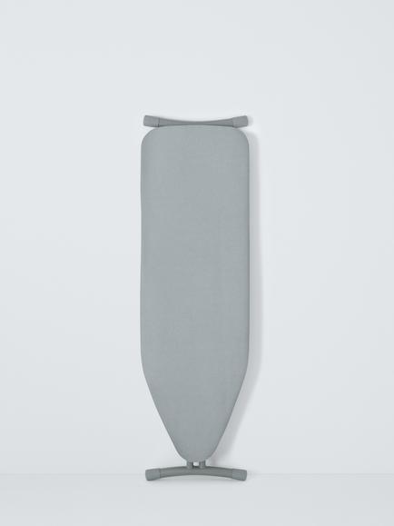 John Lewis Metallised Ironing Board Cover, Grey, Grey