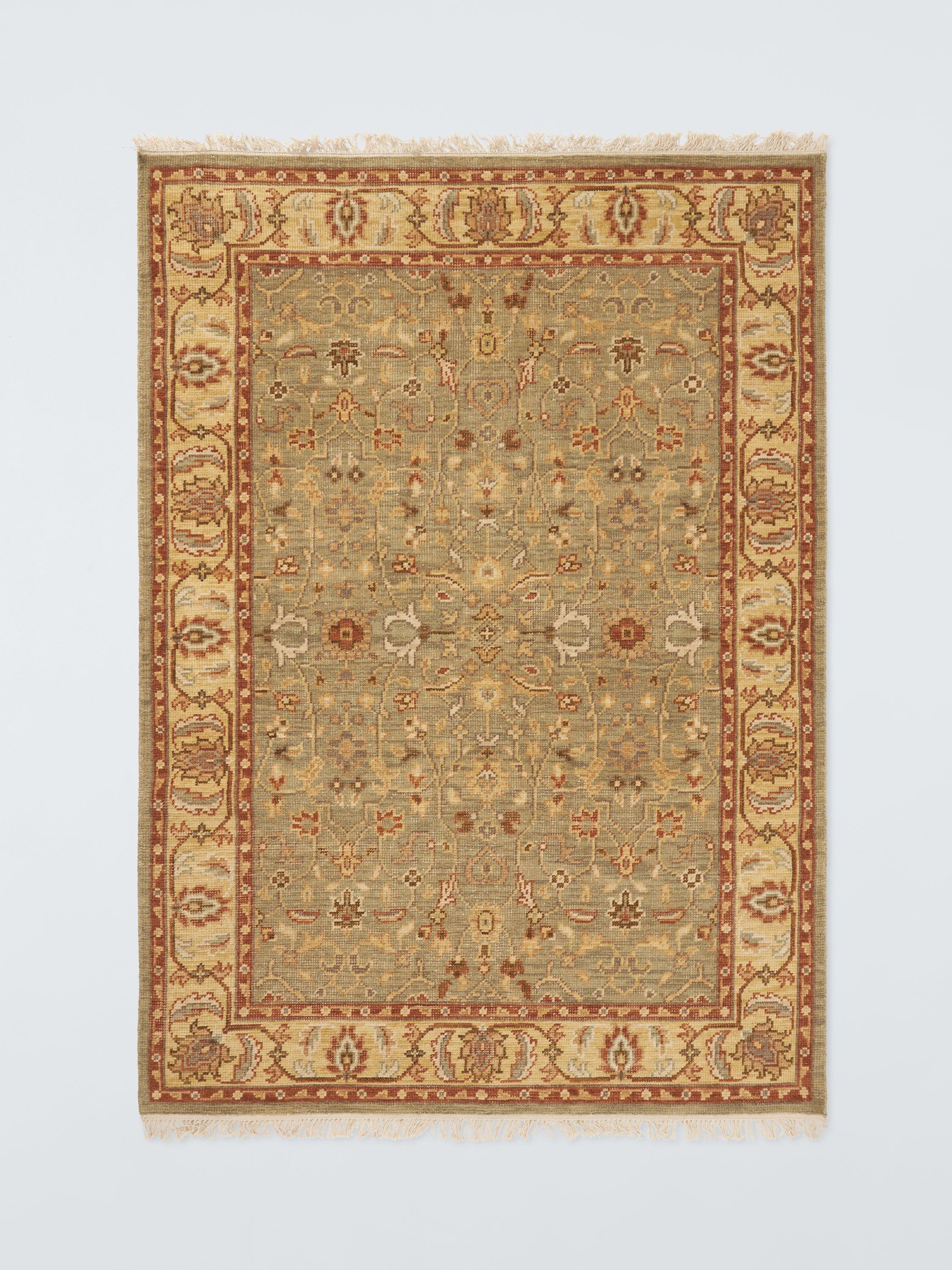 John Lewis Hand Knotted Kashvi Ziegler Rug, Natural