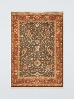 John Lewis Hand Knotted Inaya Ziegler Rug, Red, Red