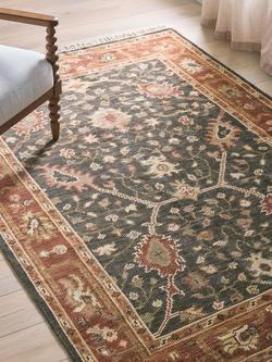 John Lewis Hand Knotted Inaya Ziegler Rug, Red - view 2, Red