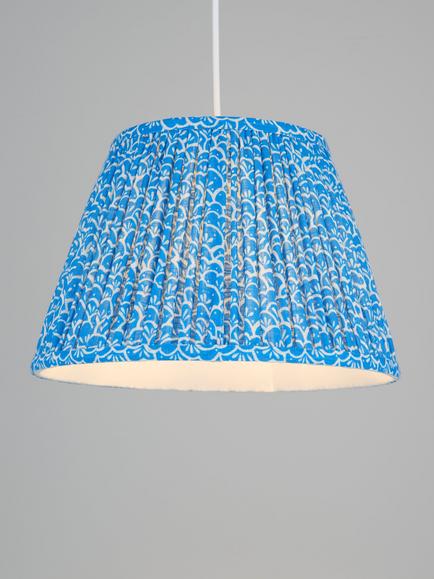 John Lewis Lumia Tapered Lampshade, Ibiza Blue