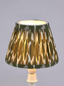 John Lewis Narla Tapered Lampshade, Green