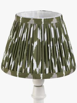 John Lewis Narla Tapered Lampshade - view 2, Green