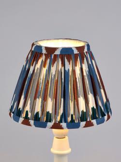 John Lewis Narla Tapered Lampshade, Multi Blue