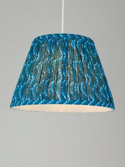 John Lewis Oskar Tapered Lampshade, Peacock