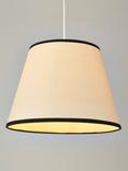 John Lewis Raffia Taped Lampshade, Black