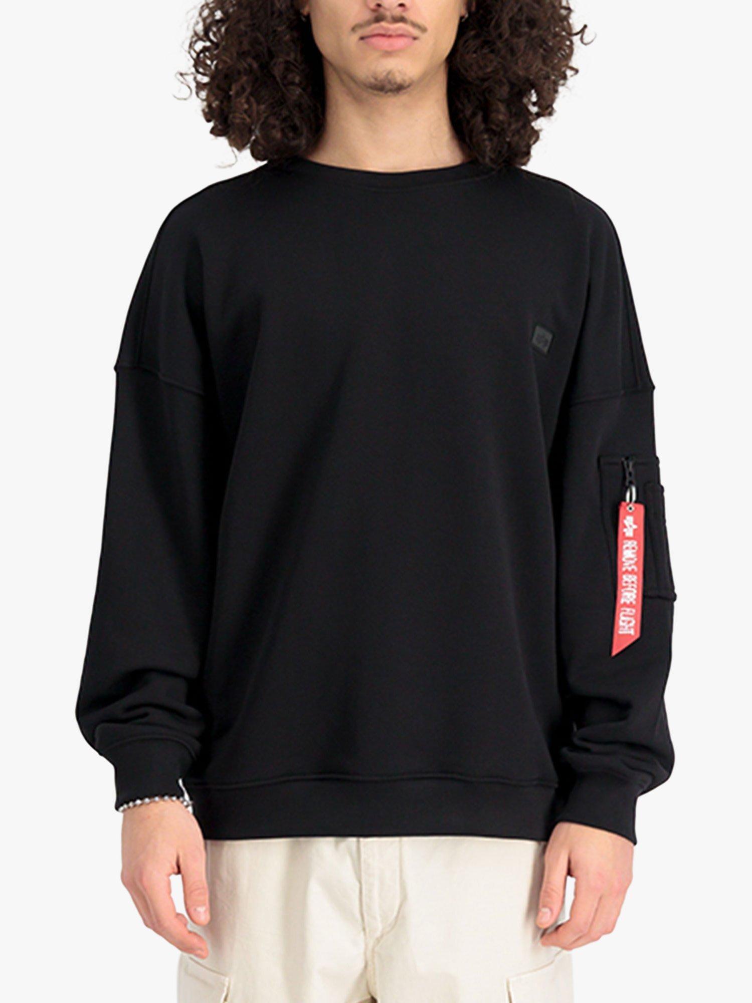 Alpha Industries RL Cotton Sweatshirt, Black