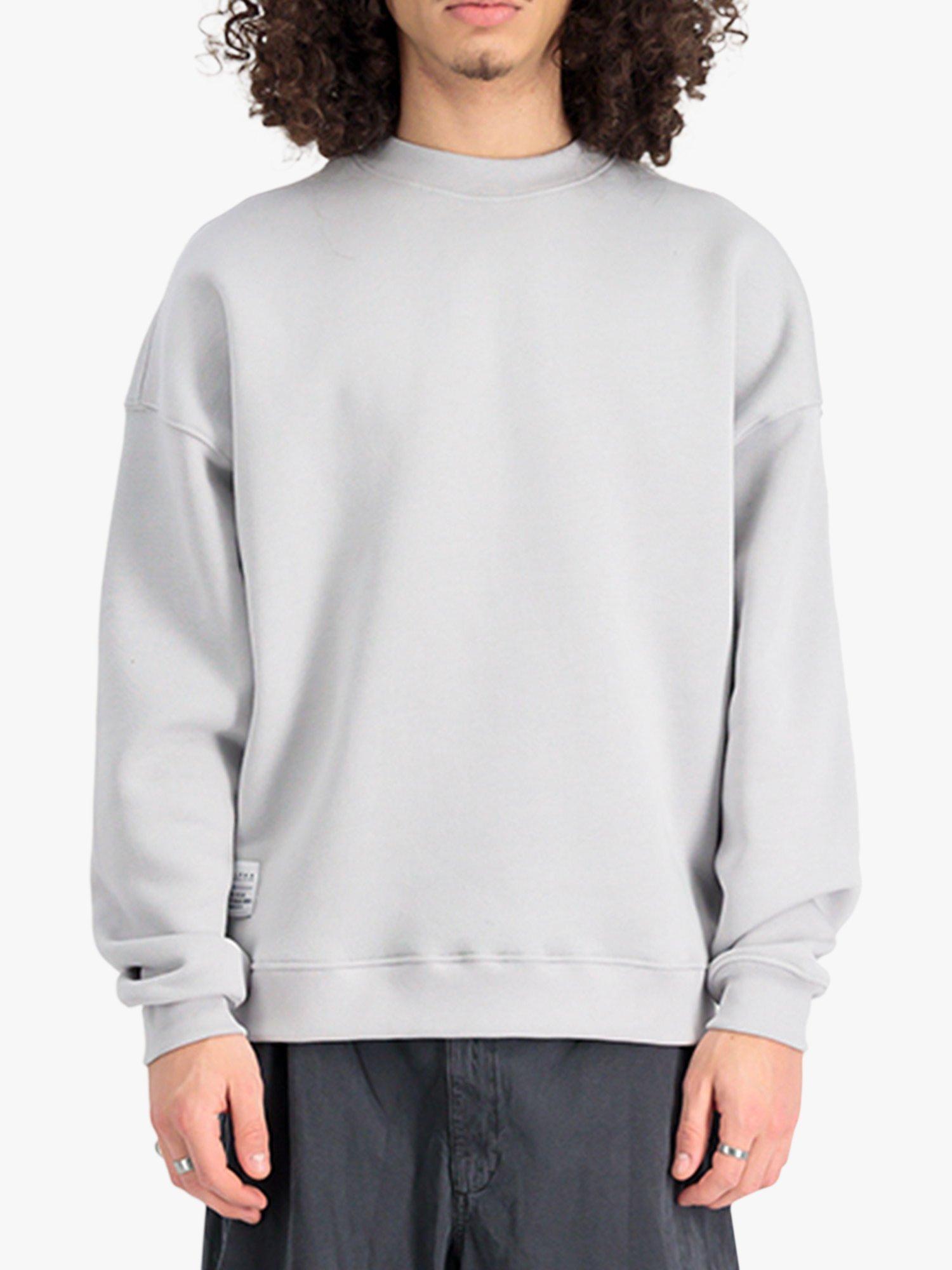 Alpha Industries Logo BP Sweatshirt, Pastel Grey