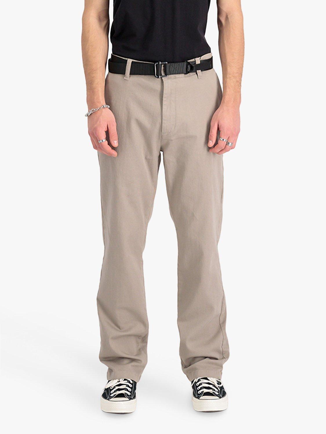 Alpha Industries Chino Cotton Blend Trousers, Vintage Sand